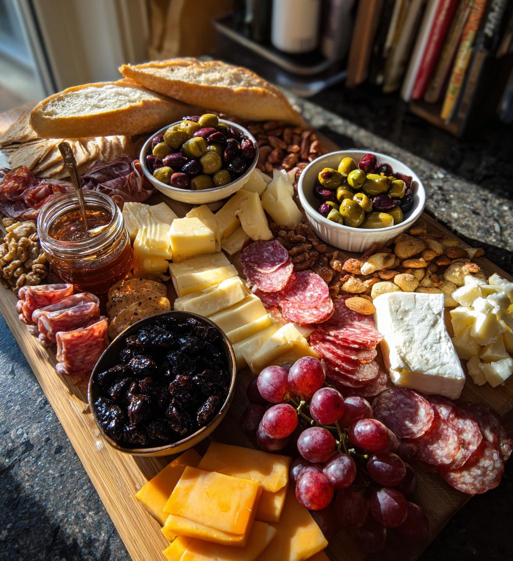 new years charcuterie board
