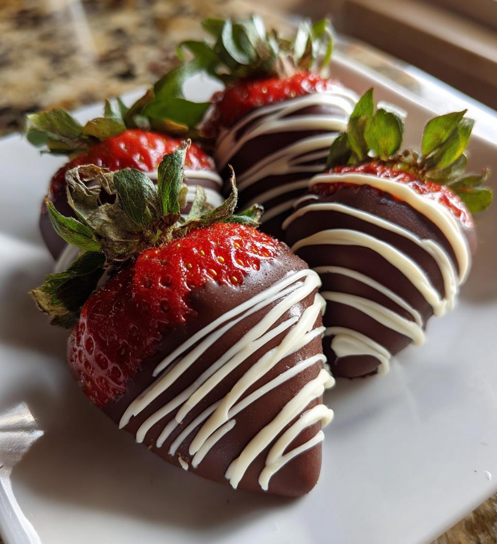 new years chocolate covered strawberries