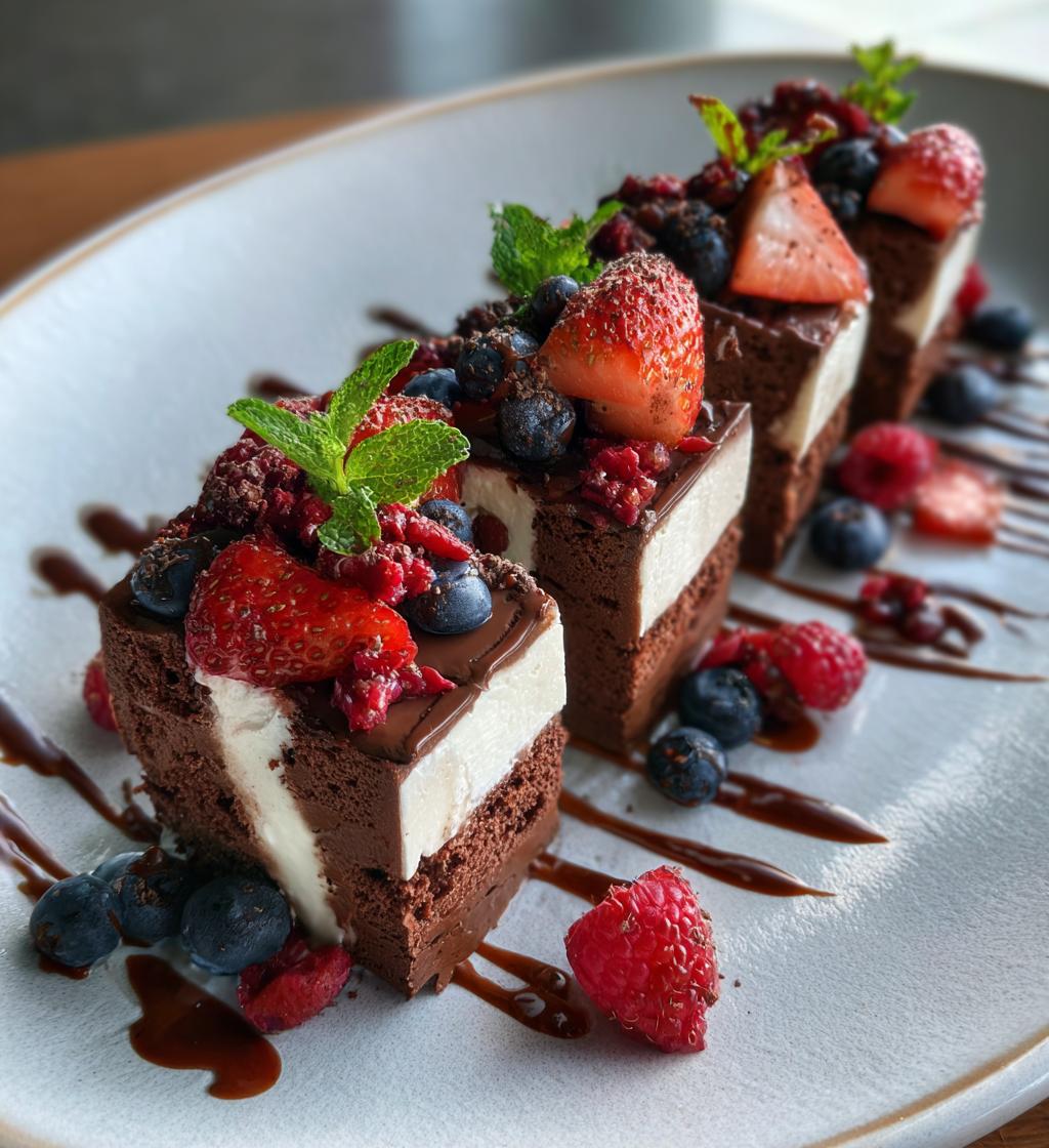 new years eve plated desserts