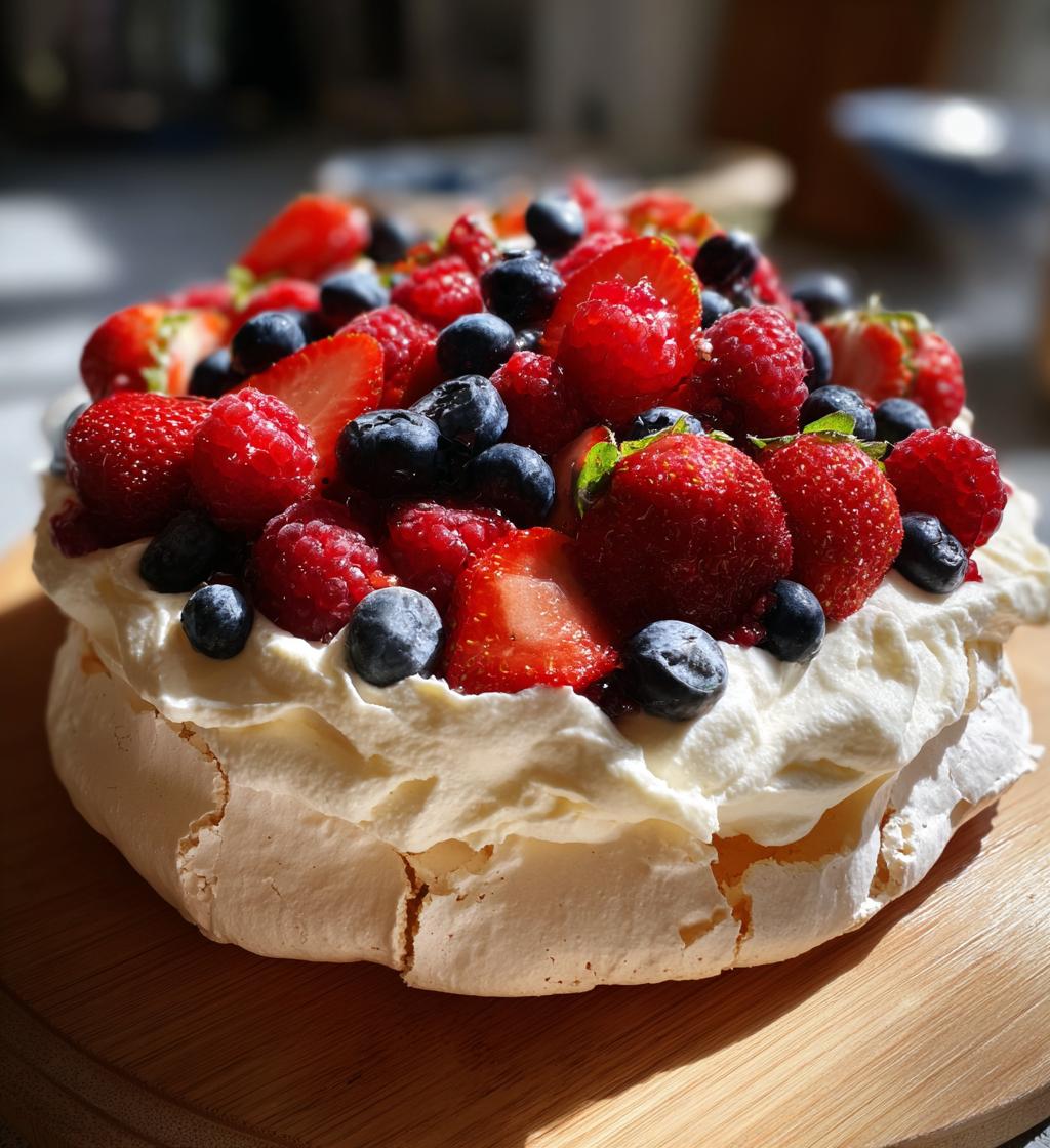 new years pavlova