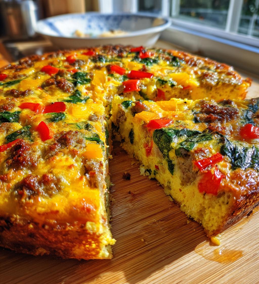 overnight egg casserole