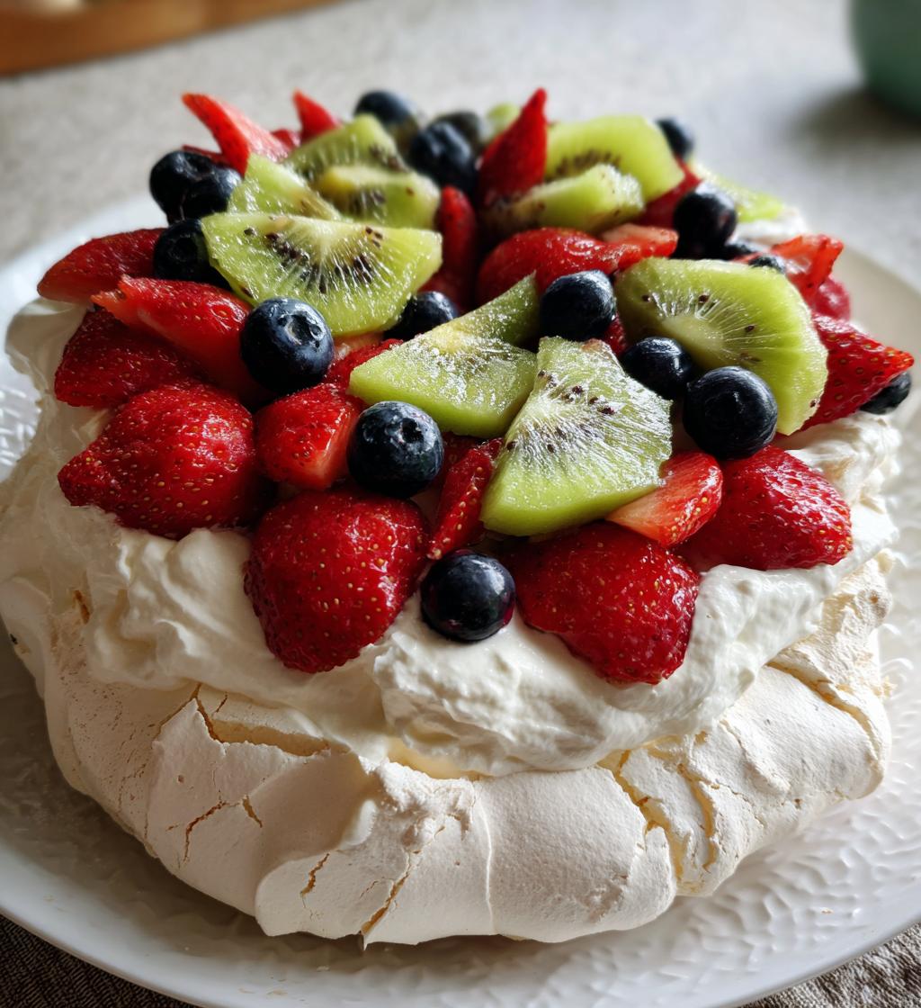 pavlova wreath