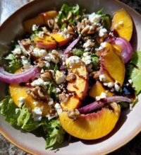 peach salad