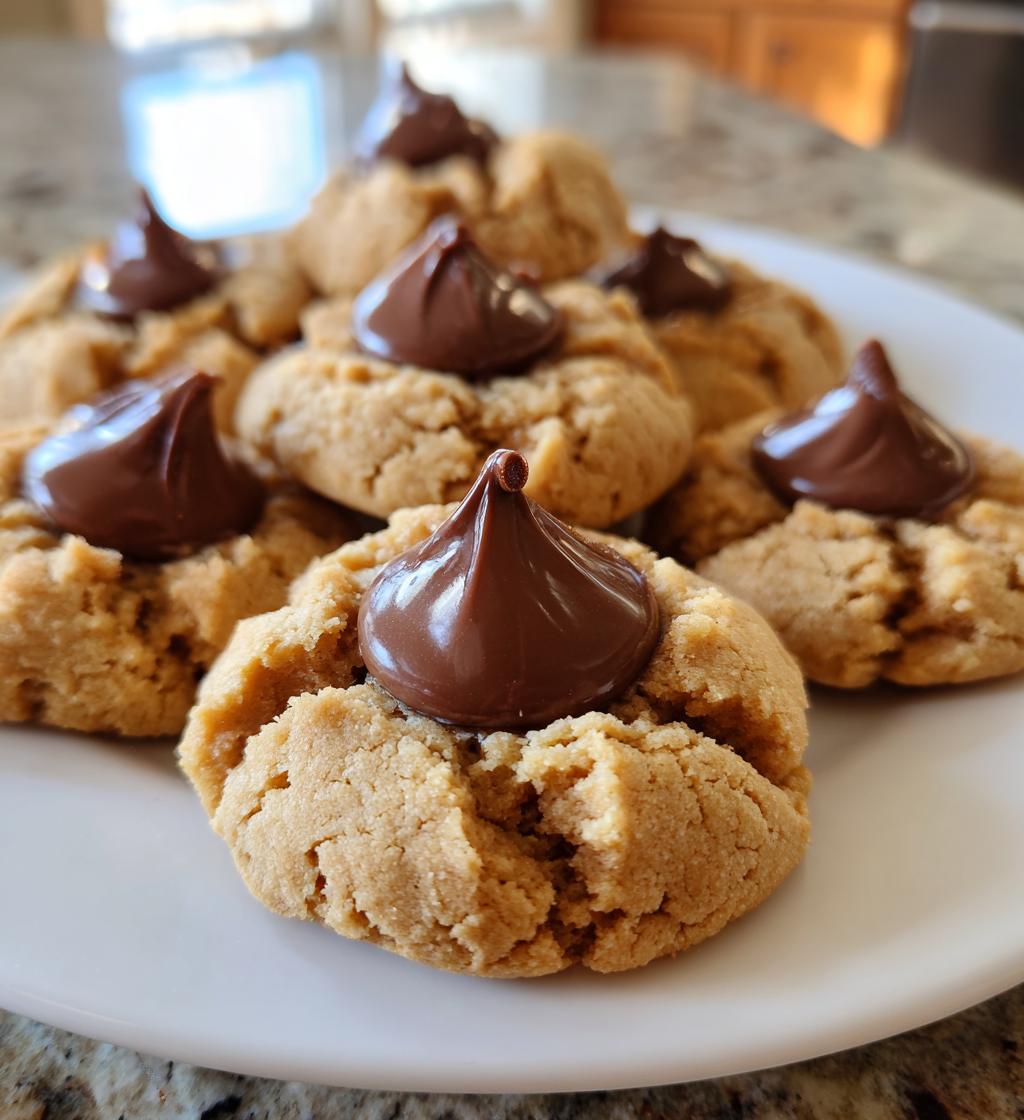 peanut butter blossom cookies