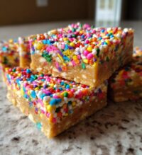 peanut butter confetti squares