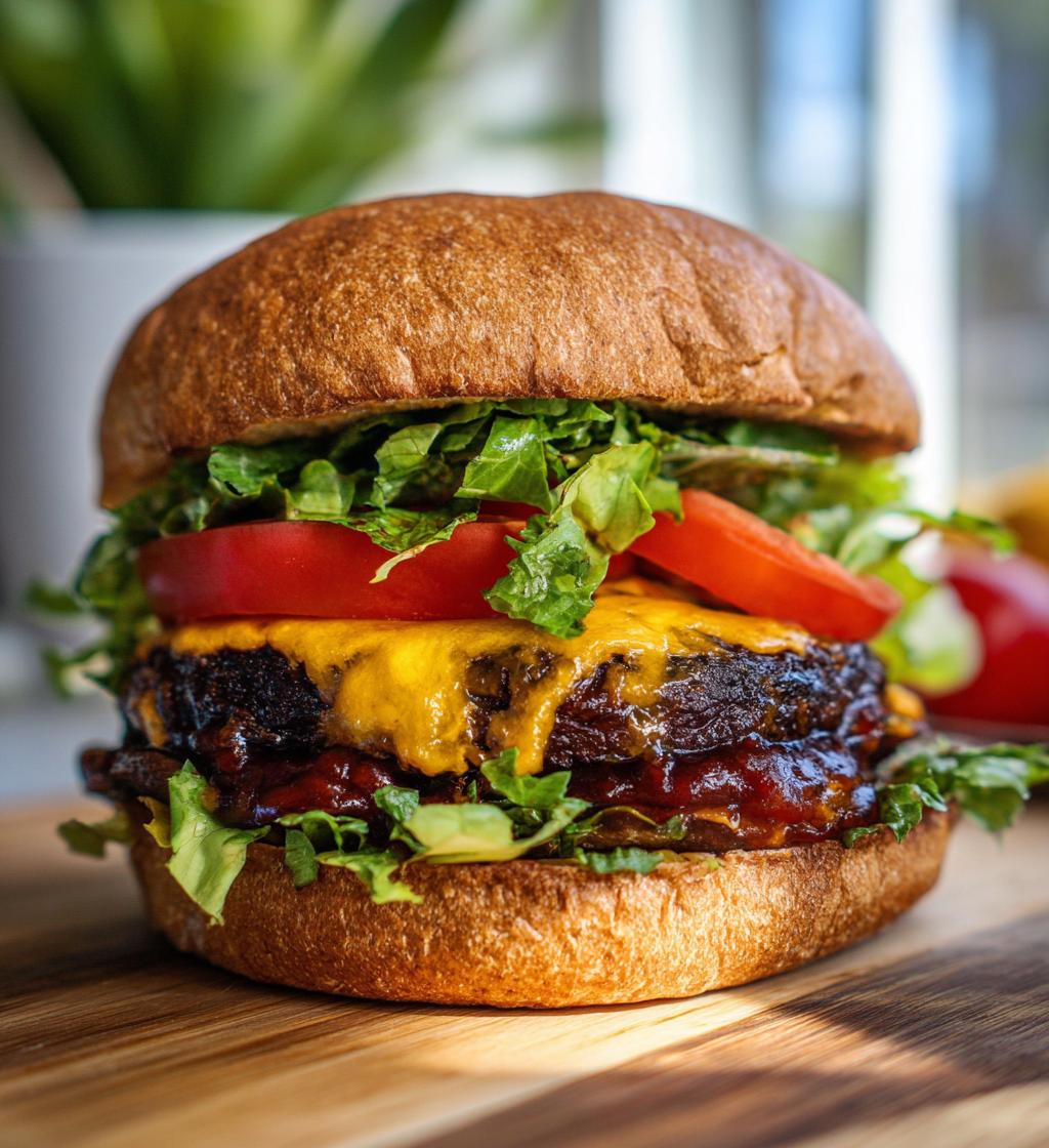 portobello mushroom burger
