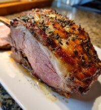 rib roast recipe bone in oven