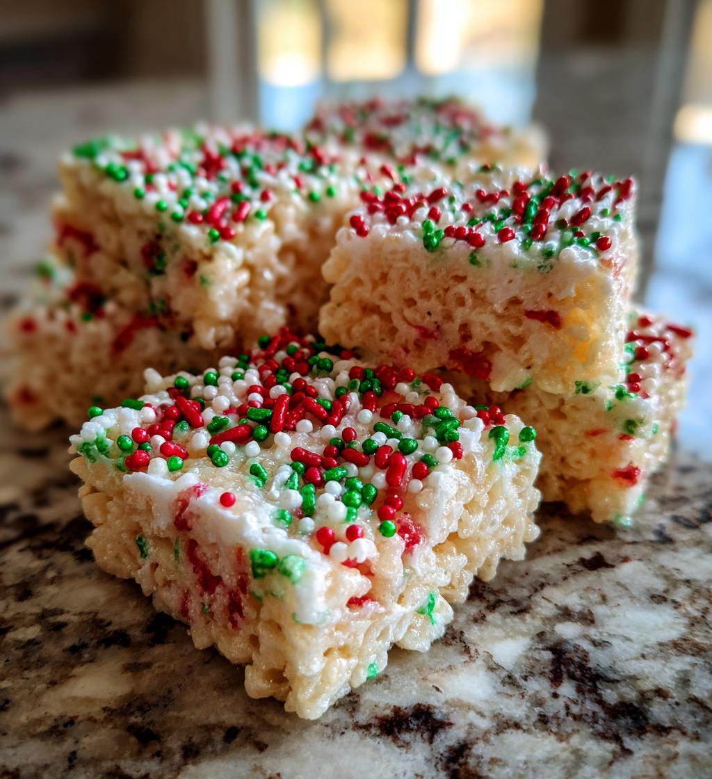 rice krispie treats christmas
