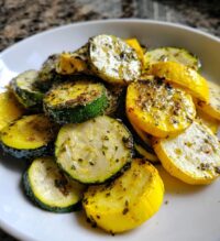 roasted zucchini and squash