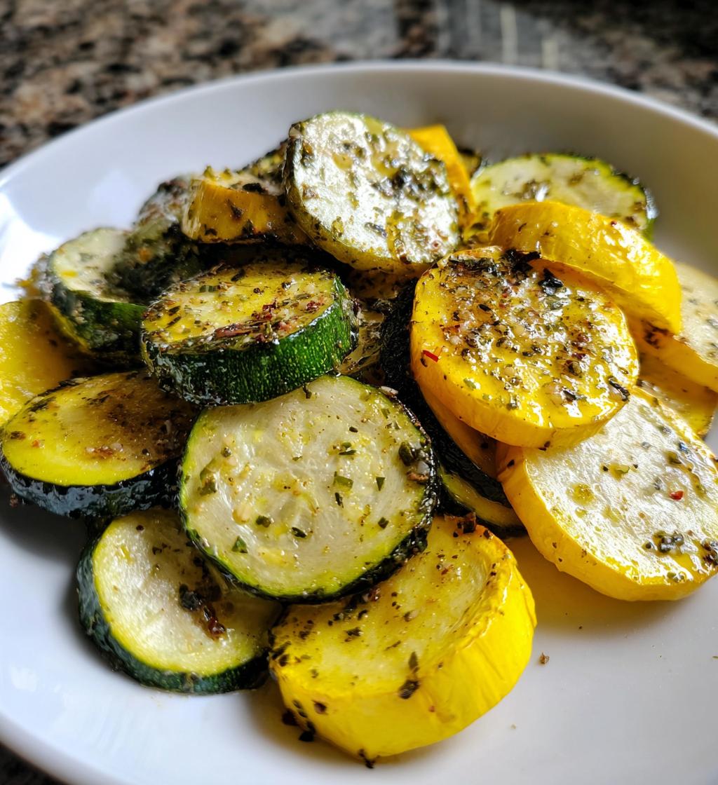 roasted zucchini and squash