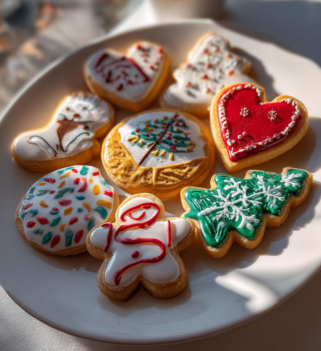 royal icing christmas cookies