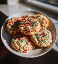 santa cookie plate