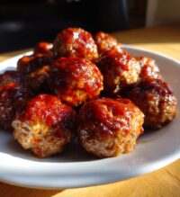 slow cooker bbq meatballs