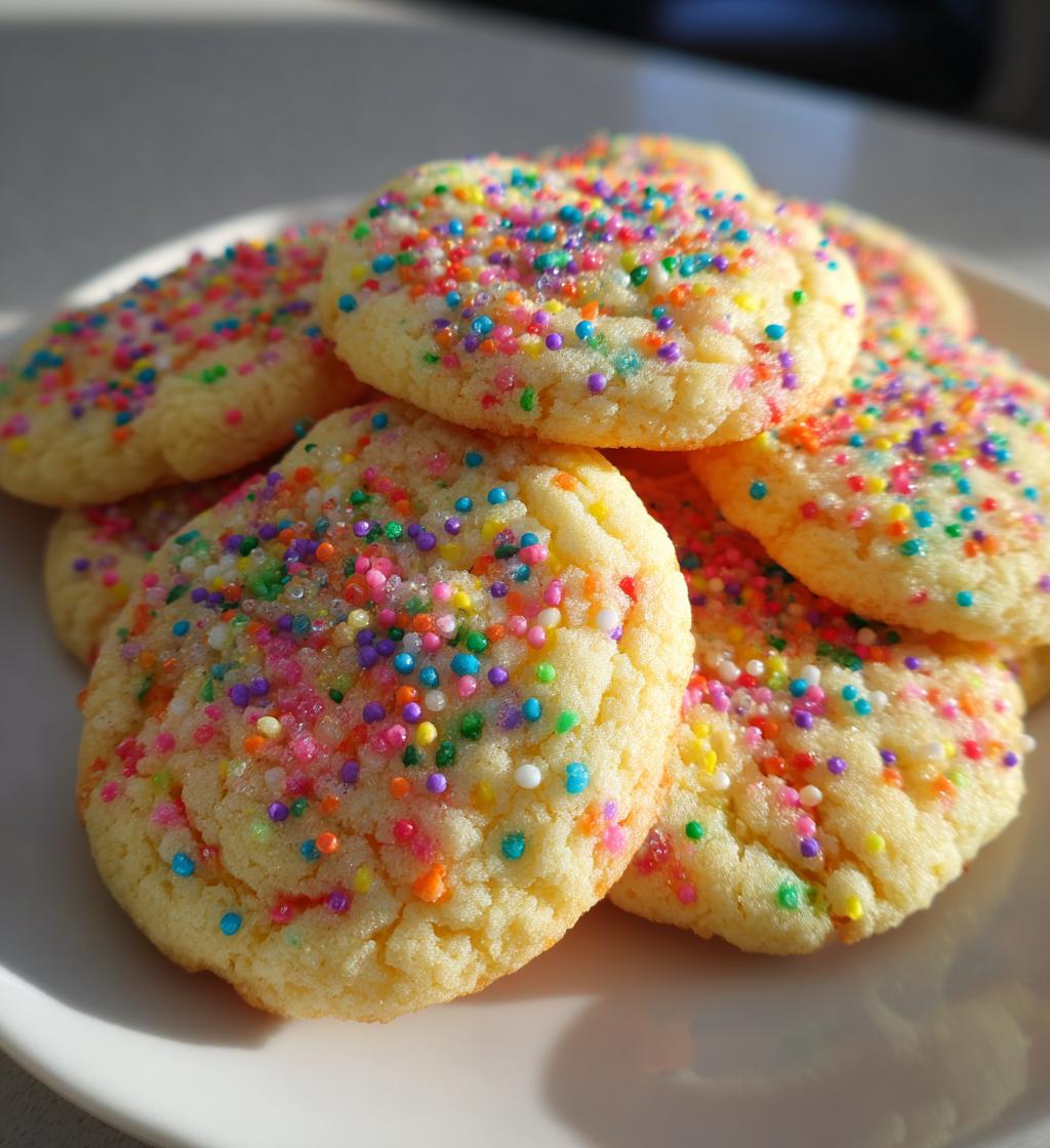 sprinkle sugar cookies