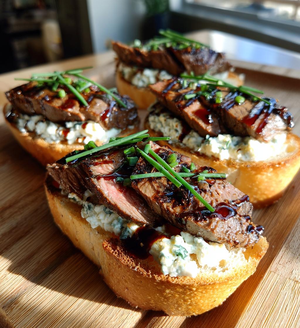 steak crostini