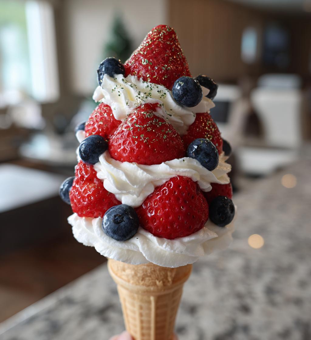 strawberry christmas tree