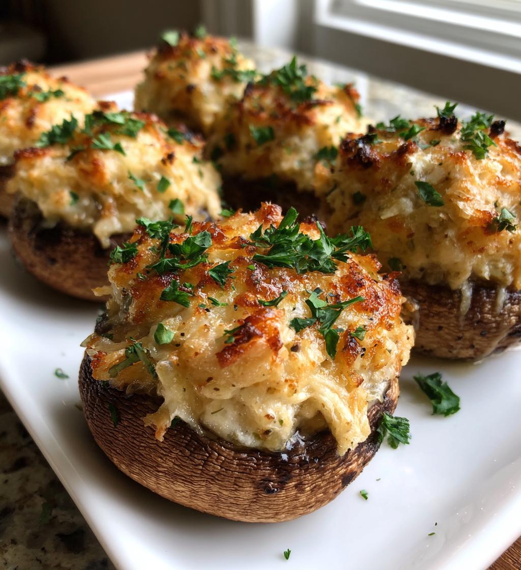 stuffed mushrooms