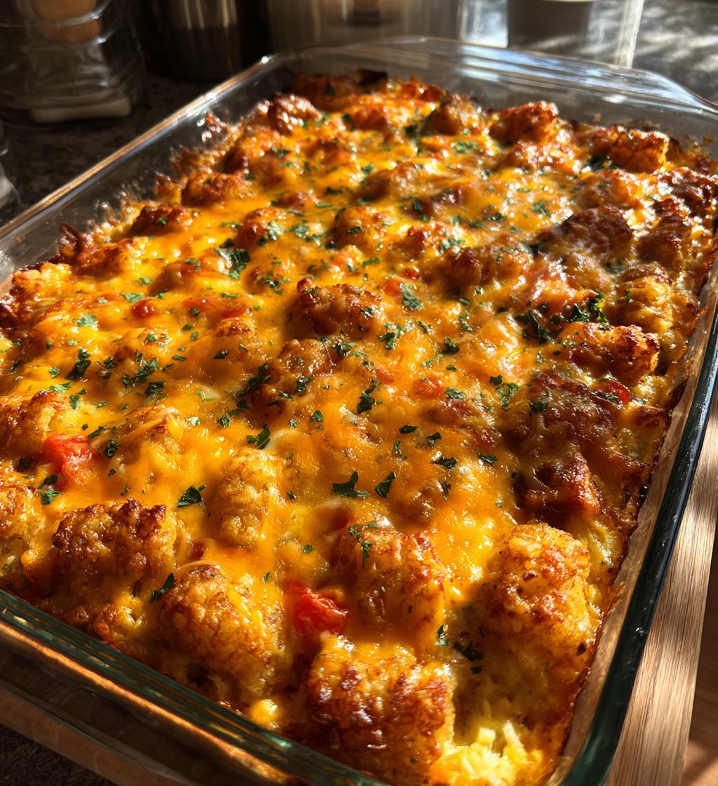 tater tot breakfast casserole