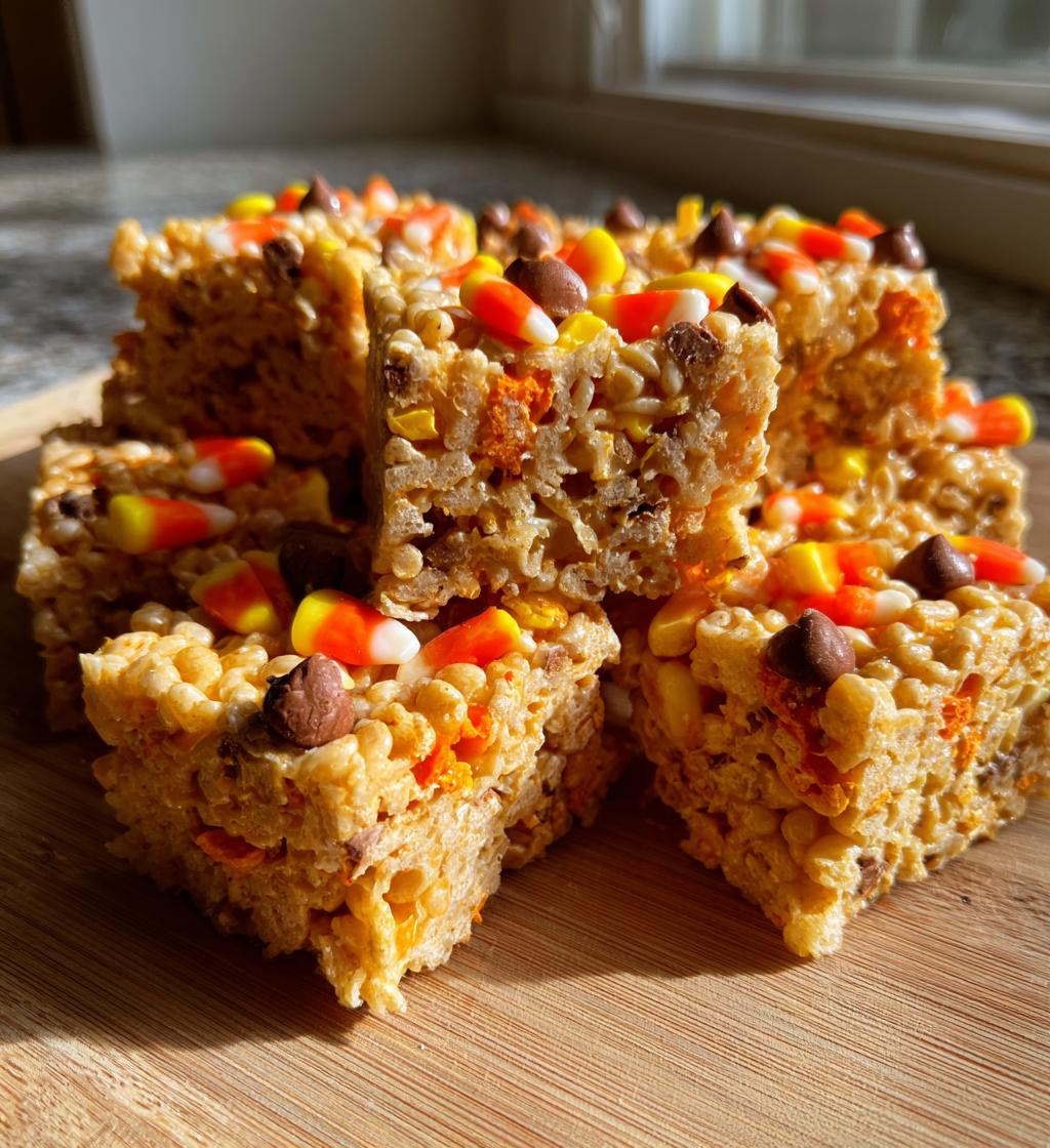 thanksgiving rice krispie treats