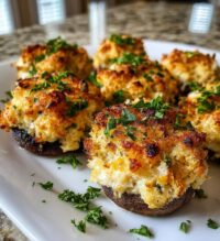 thanksgiving stuffed mushrooms