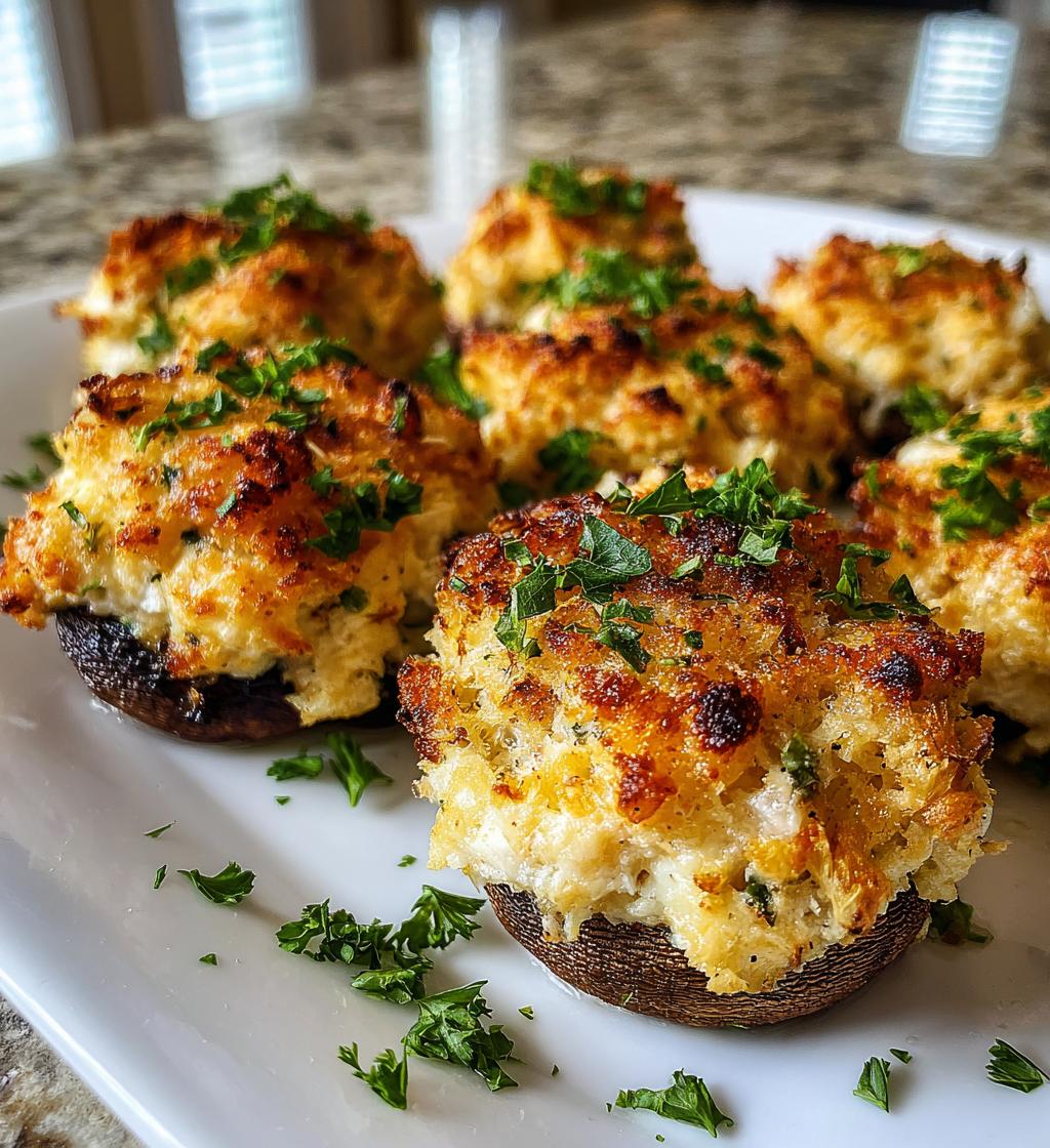 thanksgiving stuffed mushrooms