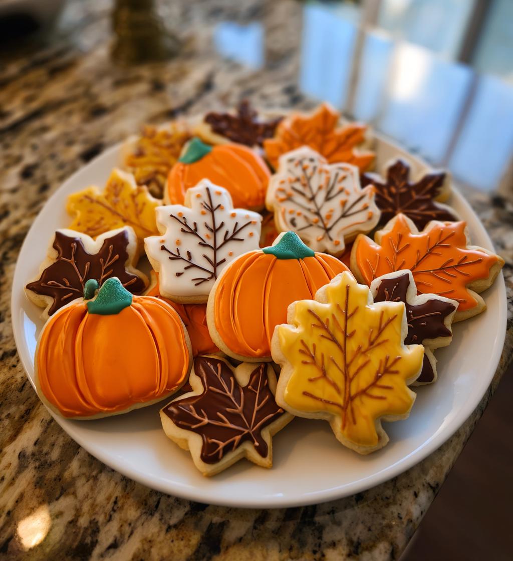 thanksgiving themed cookies