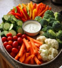thanksgiving vegetable tray