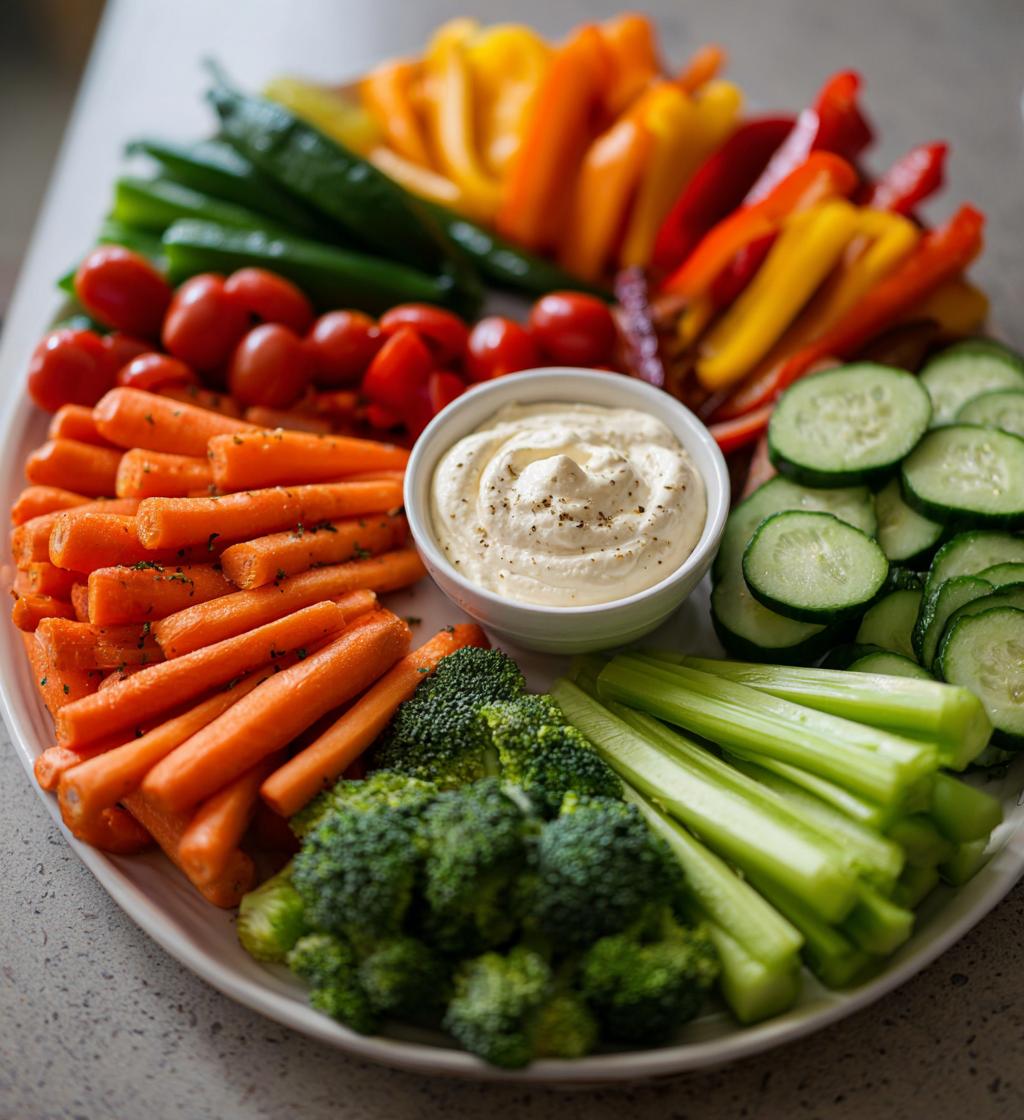 thanksgiving veggie platter
