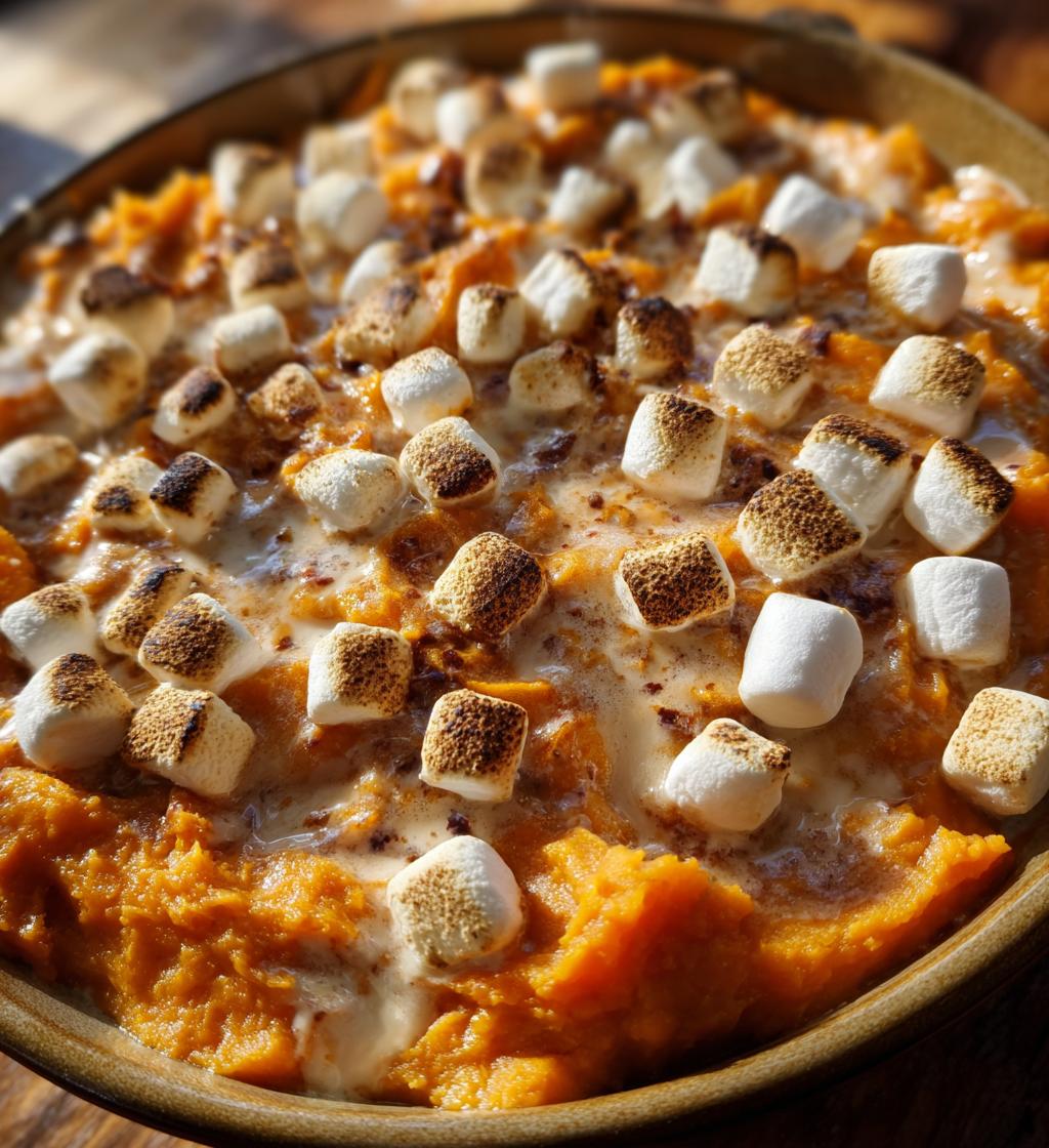 thanksgiving yams marshmallows