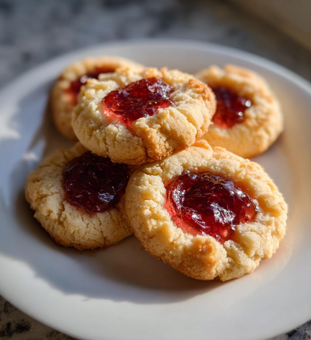 thumb print cookies recipes christmas