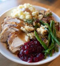 traditional christmas dinner