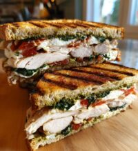 turkey pesto sandwich