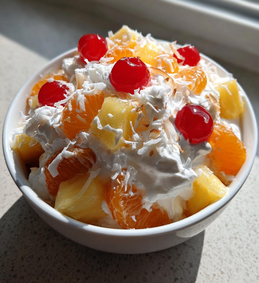 ambrosia fruit salad with cool whip