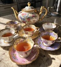 antique russian tea set