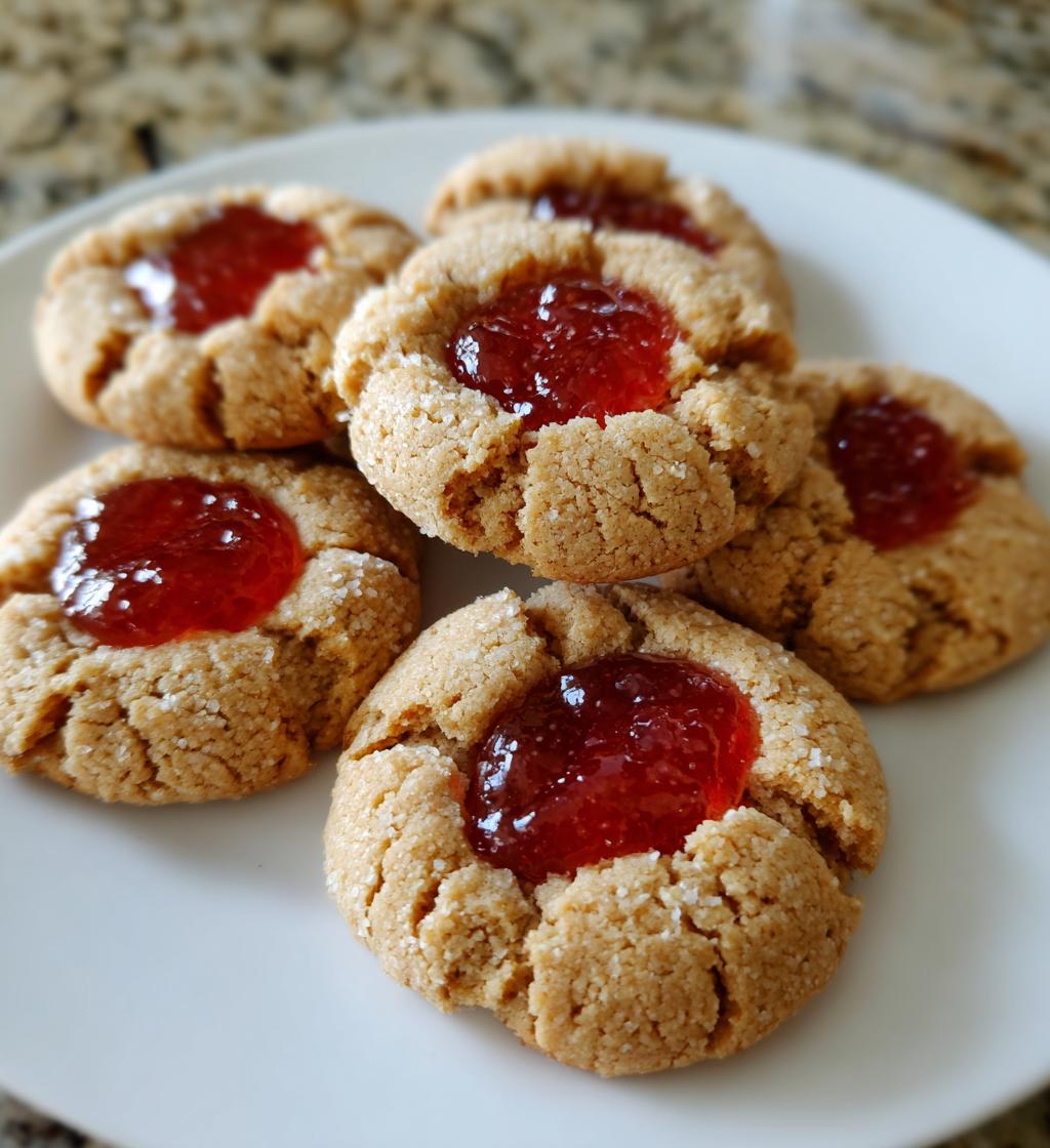 apple pie thumbprint cookies