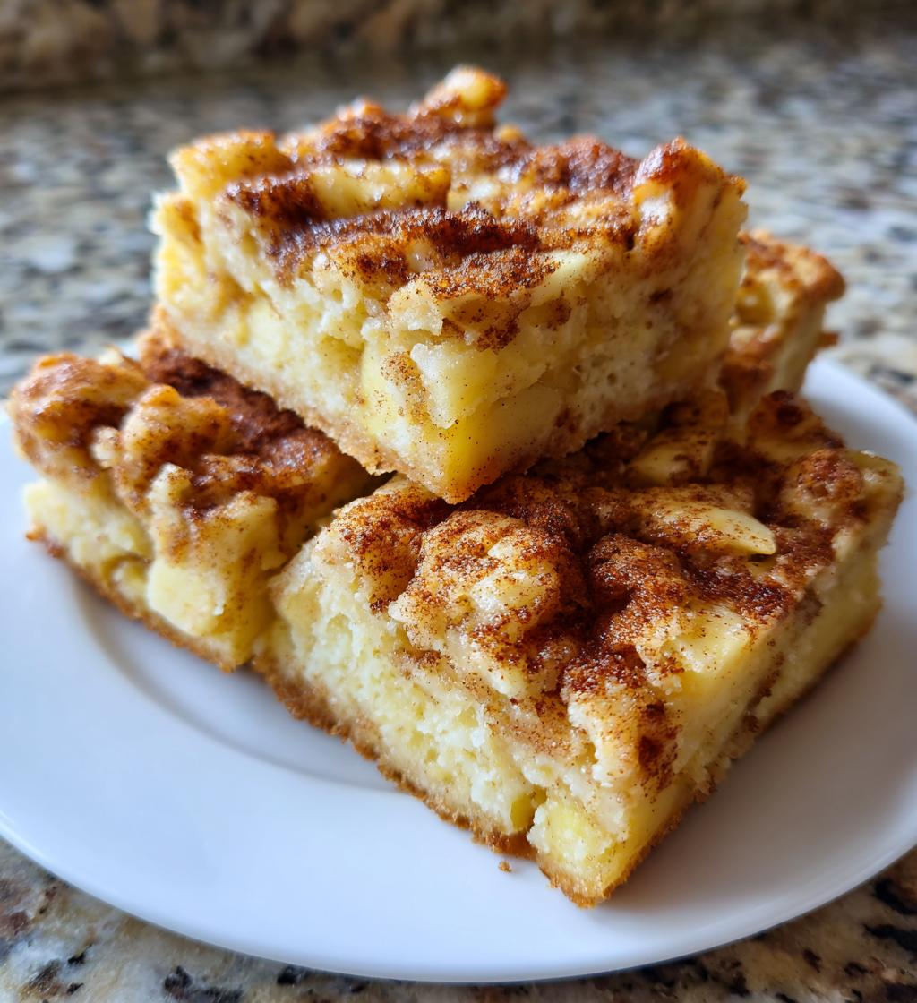 apple snickerdoodle bars