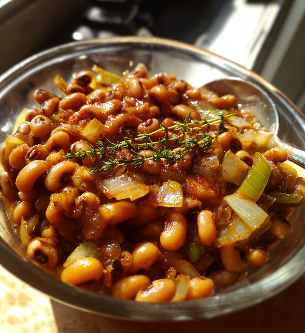 baked black eyed peas
