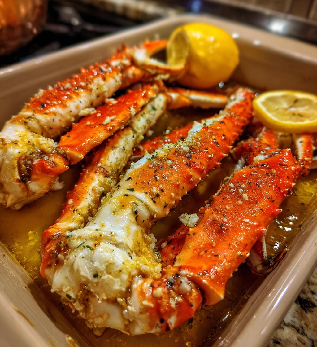 baked crab legs oven