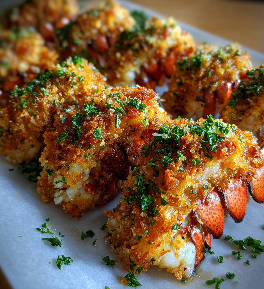 baked stuffed lobster tails