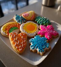 birthday royal icing cookies