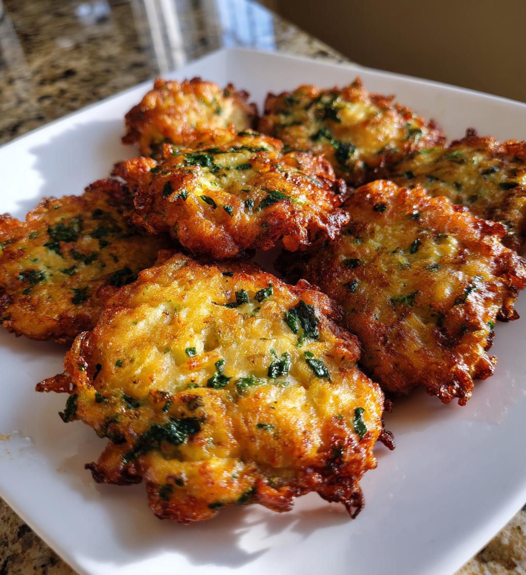 black-eyed pea fritters with greens