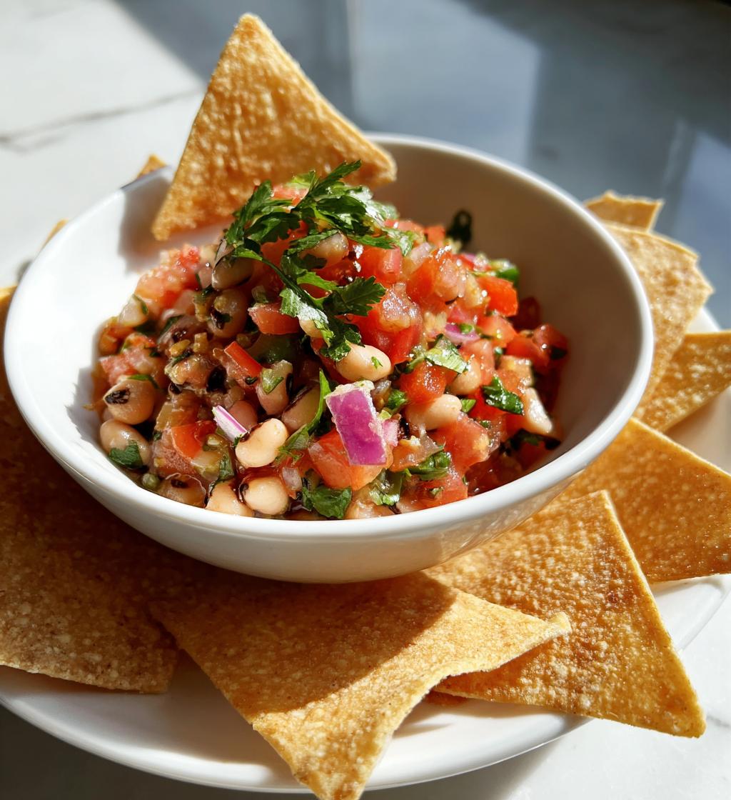 black eyed pea salsa dips