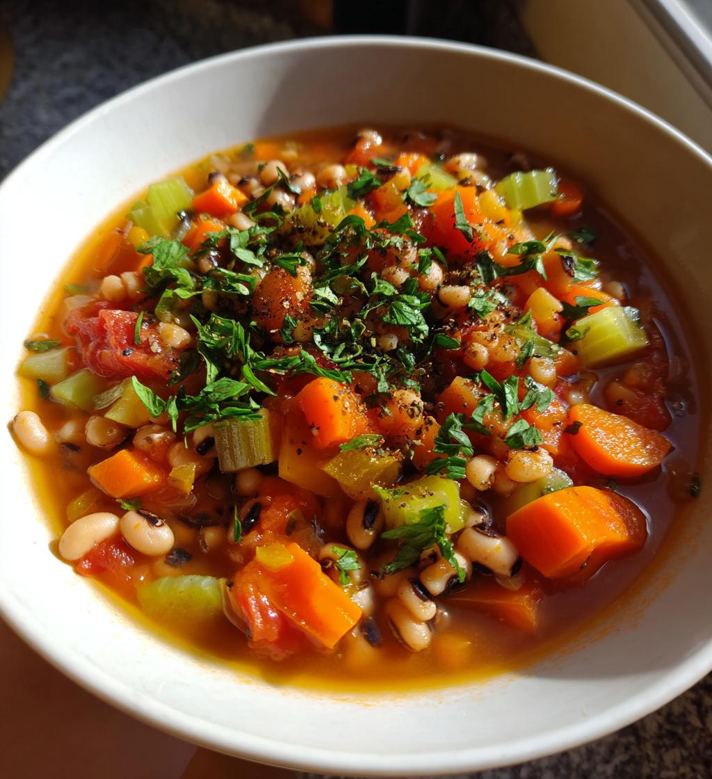 black eyed pea vegetable soup