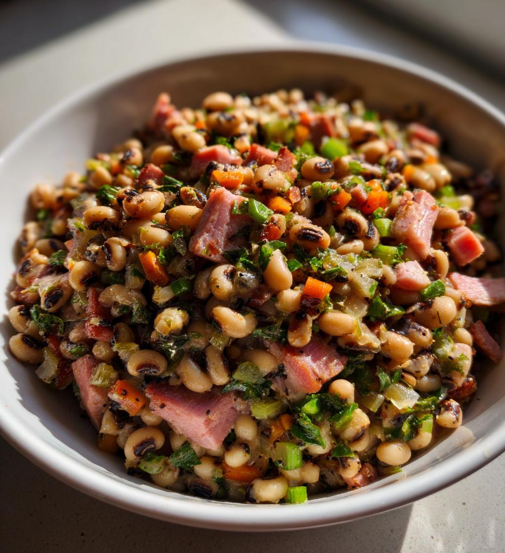 black eyed peas ham