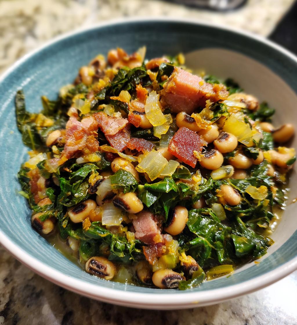 black eyed peas with salt pork