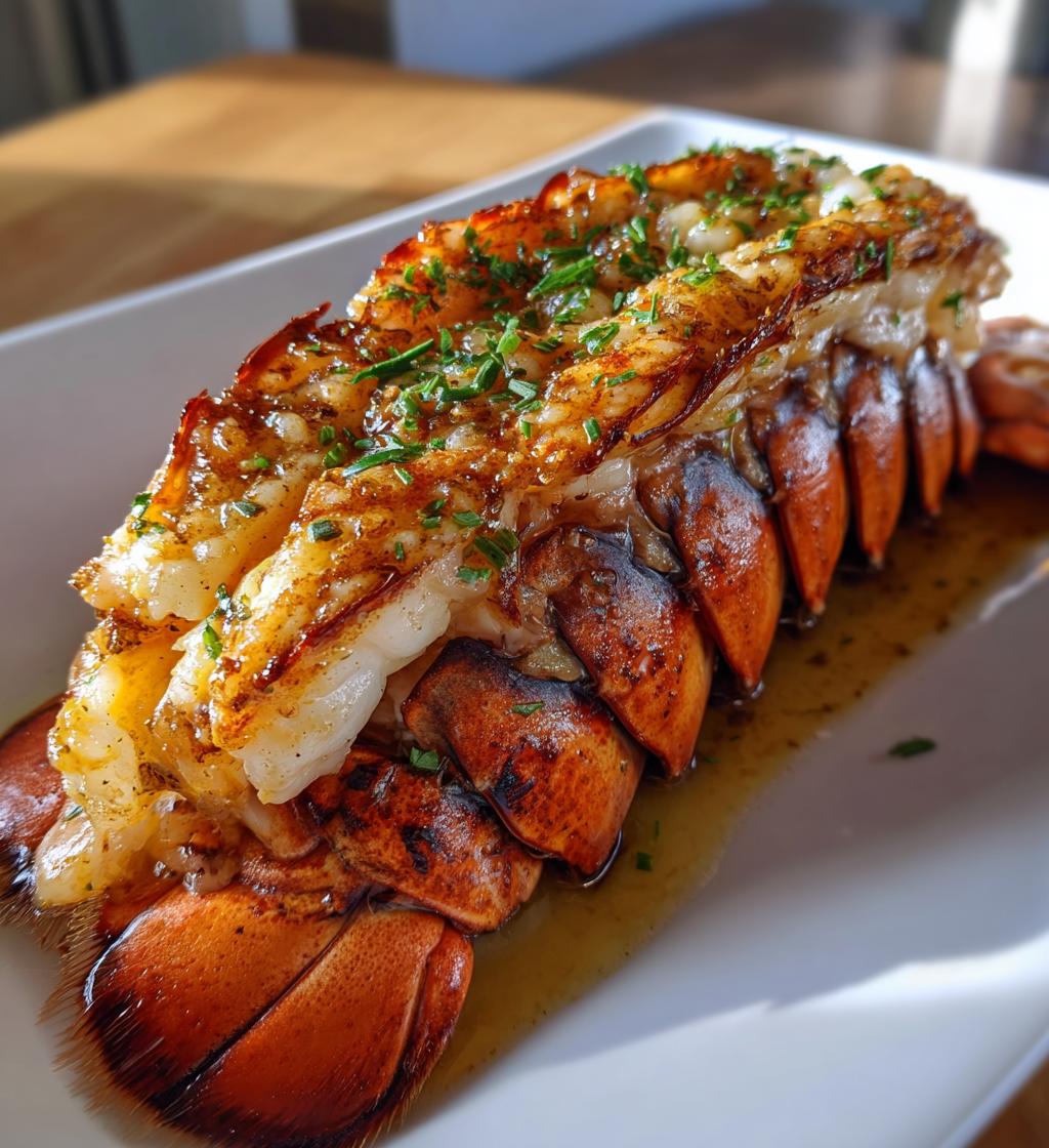 broil lobster tail in oven