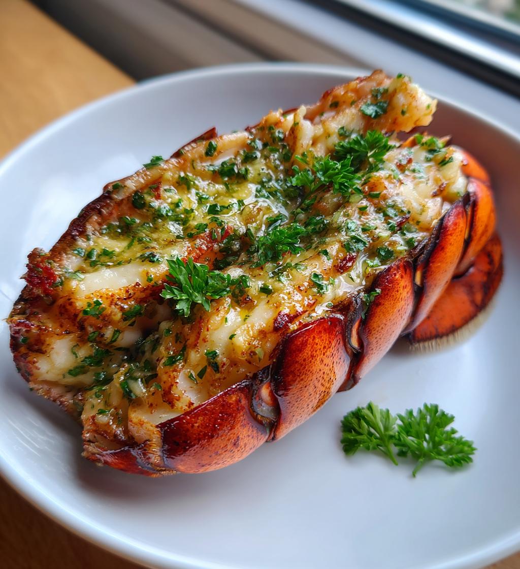 broiled lobster tail