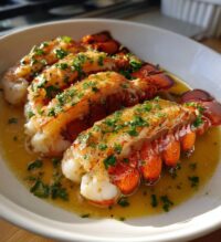 butter poached lobster