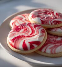 candy cane cookies royal icing