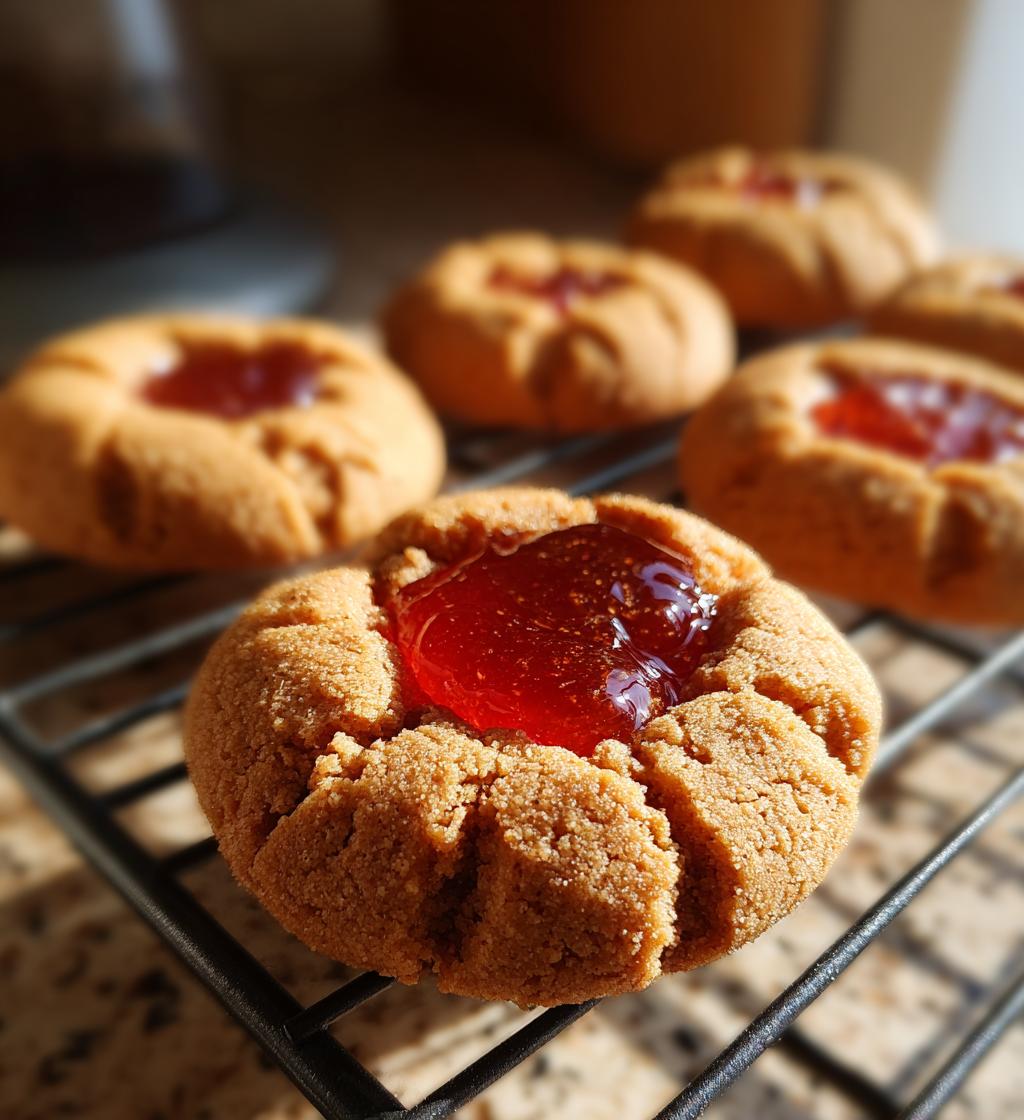 carrot spice thumbprint cookies